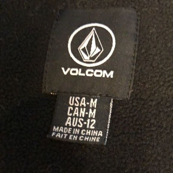VOLCOM BLACK HOODIE M   - Picture 4 of 7